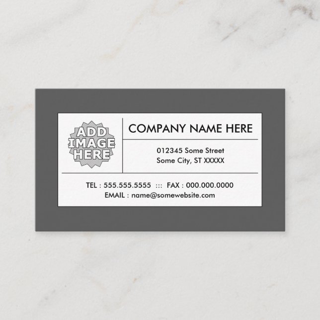 refined greys business card (Front)