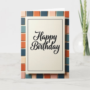 Refined Mosaic Birthday Card
