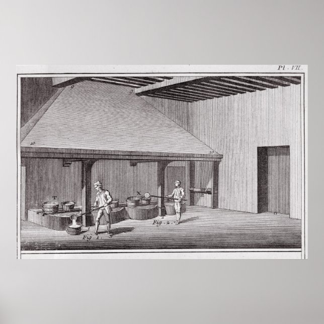 Refining saltpetre poster (Front)