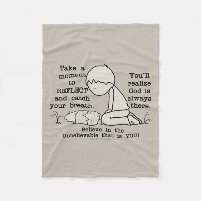 Reflect Fleece Blanket (Front)