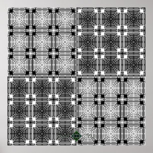 Reflect Grid Poster