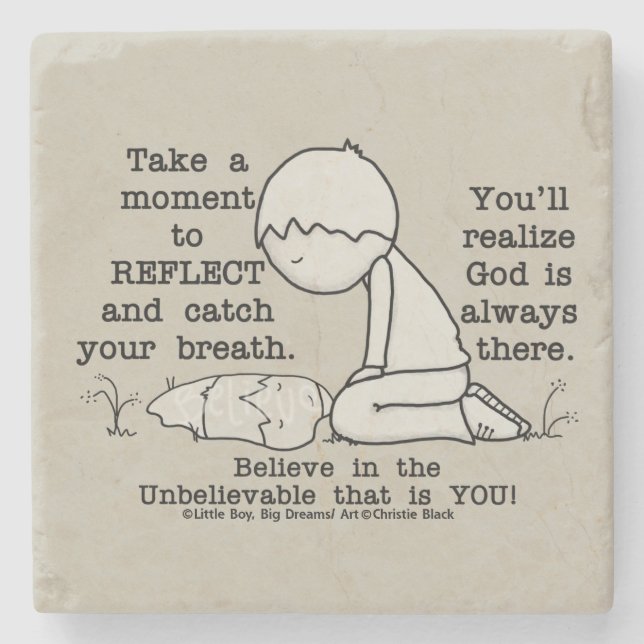 Reflect Stone Coaster (Front)