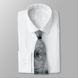 reflected white paint pattern tie