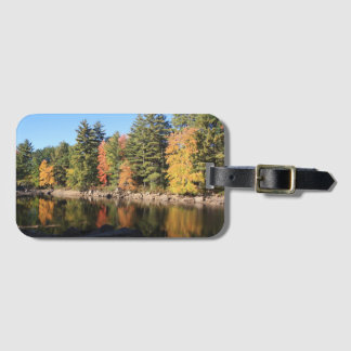 Reflecting Foliage Luggage Tag