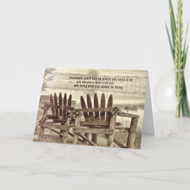 REFLECTING Greeting Card (Front)