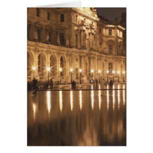 Reflecting pool at the Louvre, Paris, France