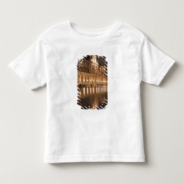 Reflecting pool at the Louvre, Paris, France Toddler T-Shirt (Front)