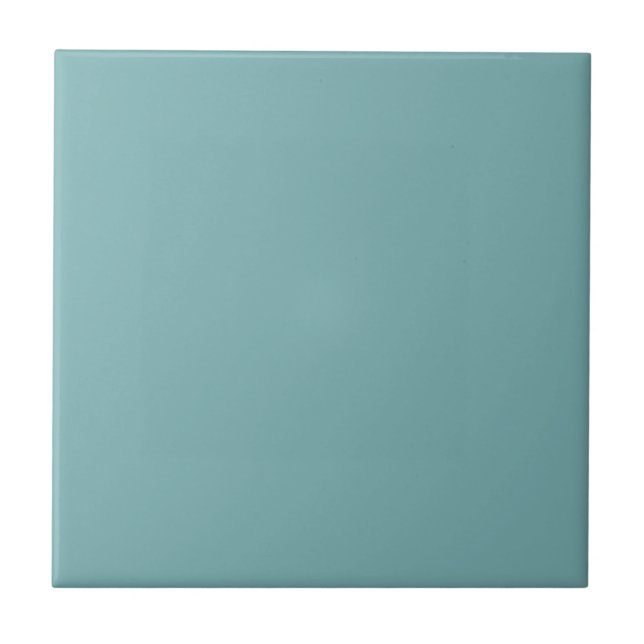 Reflecting Pool Blue Square Kitchen and Bathroom Ceramic Tile (Front)