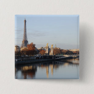 Reflection 15 Cm Square Badge