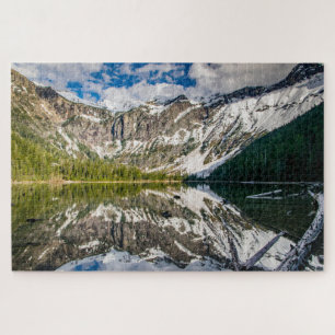 Reflection at Avalanche Lake Jigsaw Puzzle