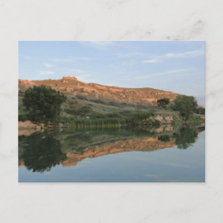 REFLECTION at Lake Scott State Park Kansas Postcard