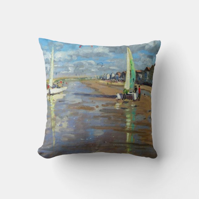 Reflection Bray Dunes France Cushion (Front)