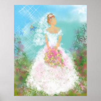 Reflection Bride Poster