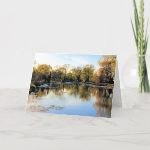 Reflection Canal Blank Card