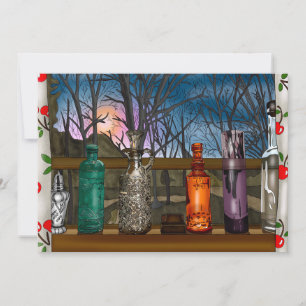 Reflection   Colourful Glass Vases in Window Sill 