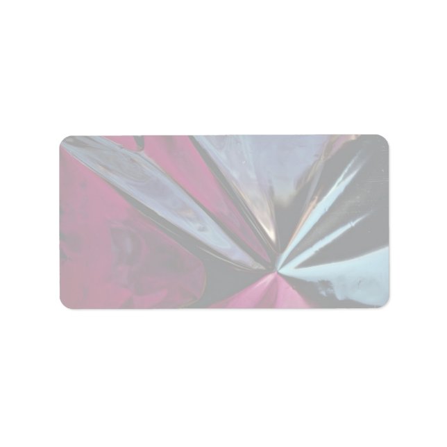 Reflection in aluminium foil label (Front)