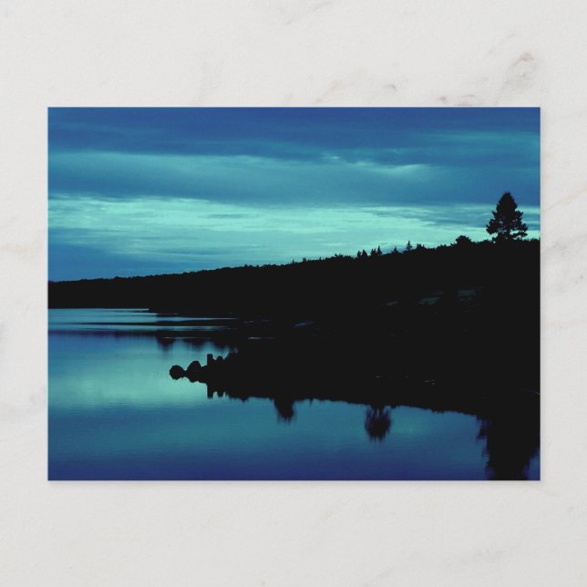 Reflection in Blues Postcard (Front)