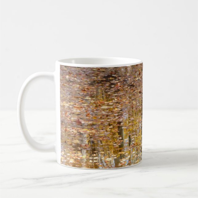 Reflection in Still Creek at Greenbelt Park Coffee Mug (Left)