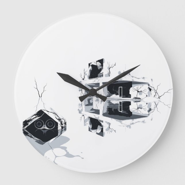 Reflection Large Clock (Front)