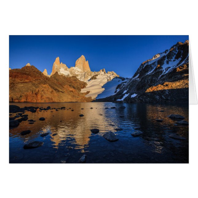 Reflection Of Fitz Roy At Sunrise (Front Horizontal)