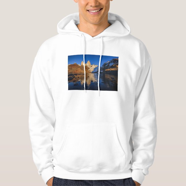 Reflection Of Fitz Roy At Sunrise Hoodie (Front)