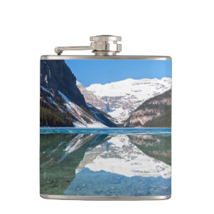 Reflection on Lake Louise - Banff NP, Canada Hip Flask