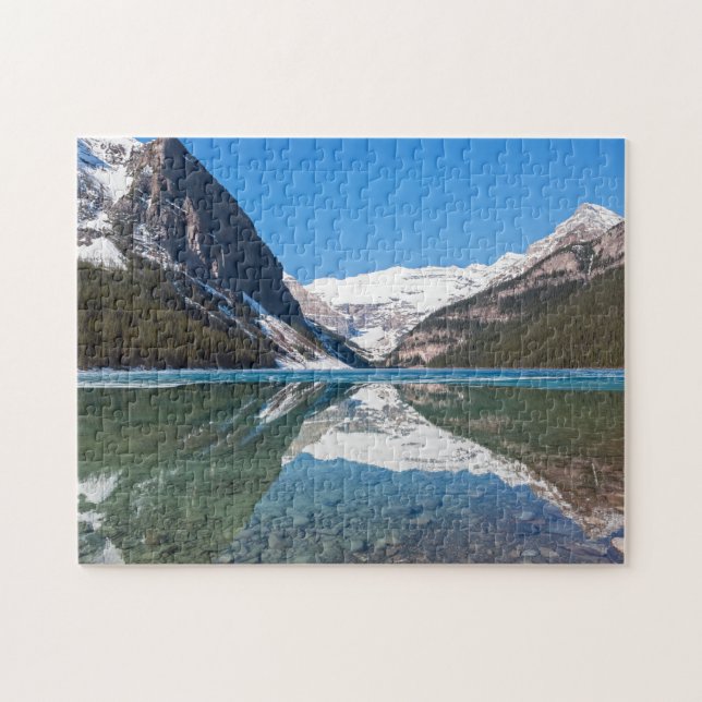 Reflection on Lake Louise - Banff NP, Canada Jigsaw Puzzle (Horizontal)