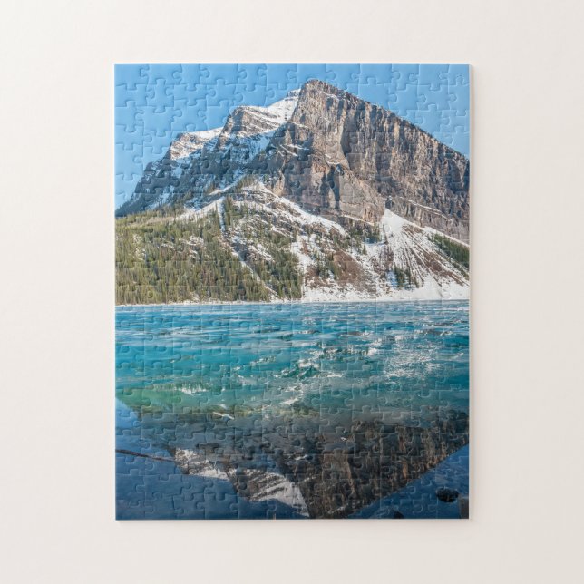 Reflection on Lake Louise - Banff NP, Canada Jigsaw Puzzle (Vertical)