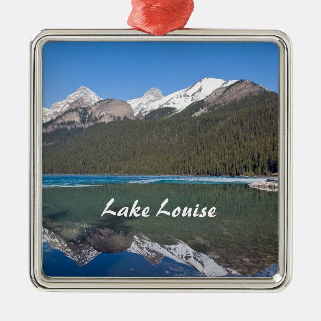 Reflection on Lake Louise - Banff NP, Canada Metal Ornament (Front)