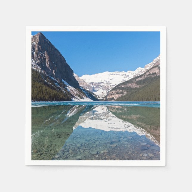 Reflection on Lake Louise - Banff NP, Canada Napkin (Front)