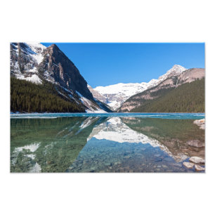 Reflection on Lake Louise - Banff NP, Canada Photo Print
