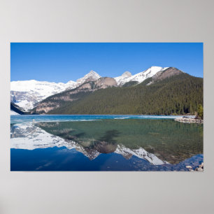 Reflection on Lake Louise - Banff NP, Canada Poster