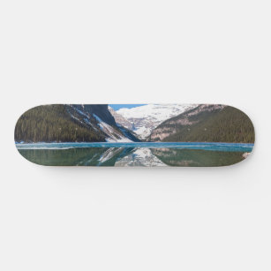 Reflection on Lake Louise - Banff NP, Canada Skateboard