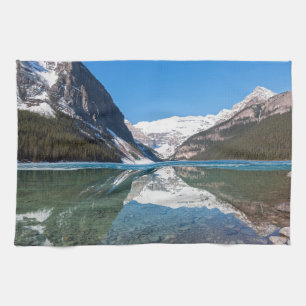 Reflection on Lake Louise - Banff NP, Canada Tea Towel