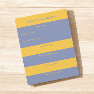 Reflection & Review Practical Planner for Students
