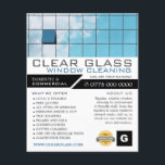 Reflection, Window Cleaner, Cleaning Advertising Flyer<br><div class="desc">Reflection,  Window Cleaner,  Cleaning Service Advertising Flyer by The Business Card Store.</div>