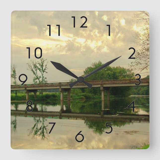 Reflections 9 Wall Clock (Front)