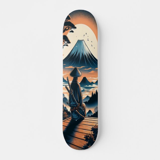 Reflections at Mount Fuji Skateboard (Front)