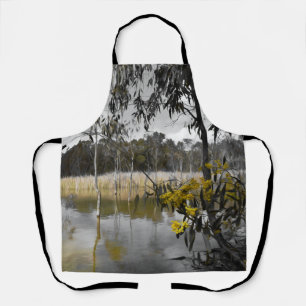 Reflections Beneath Grey Skies Apron
