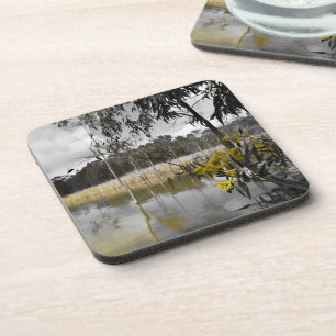 Reflections Beneath Grey Skies Coaster