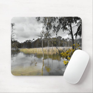 Reflections Beneath Grey Skies Mouse Pad