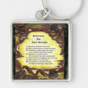 Reflections For Inner Strength Key Ring