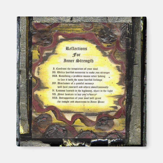 Reflections For Inner Strength Magnet (Front)