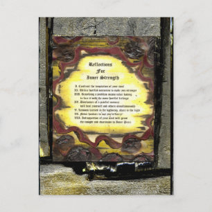 Reflections For Inner Strength Postcard