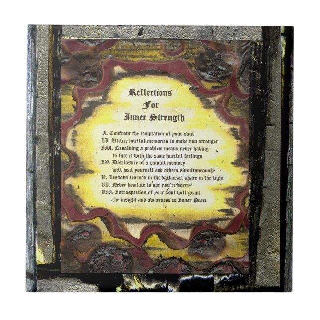 Reflections For Inner Strength Tile (Front)