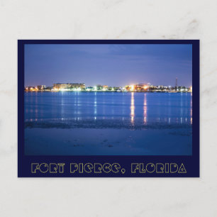 Reflections from Fort Pierce, Florida Postcard