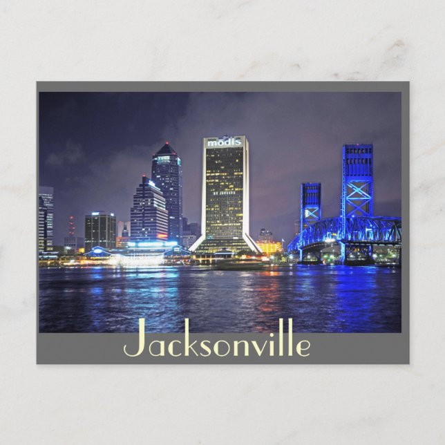 Reflections from Jacksonville, Florida Postcard (Front)