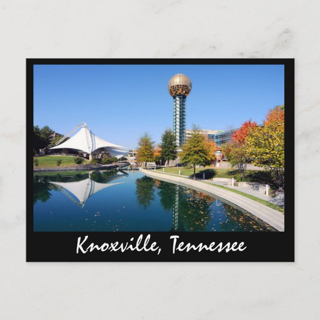 Reflections from the Sunsphere in the fall Postcard (Front)