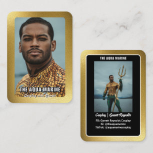 Reflections Gold Border Cosplay Character Coscards Business Card