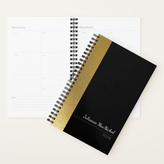 Reflections Gold Personalised Custom Planner (Display)
